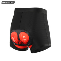 Riding underwear mens summer thickened silicone cushion bicycle underwear Breathable High-performance riding clothing shorts equipment