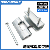 Zinc alloy hidden hinge chassis cabinet door Industrial iron-coated electrical cabinet