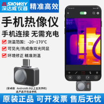 Dewey SW - 8256 mobile phone thermal imaging instrument outdoor HD night vision instrument electrical circuit thermal sensing sensor