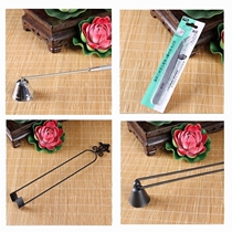 Round Pass Buddha Supplies Stainless Ghee Oil Light Fire Extinguisher Oil Lamp For Light Candle Fire Extinguishing Lights CLIPS tweezers