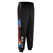 American basketball side row buckle pants full open buckle second off the net out of the field pants sports training trousers mens loose toe