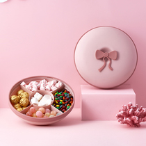 Home living room creative cartoon division candy box wedding birthday banquet candy plate dried fruit box melon seed plate New Year