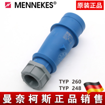 MENNEKES Mannekos Industrial Plug Connector TYP: 260 Single-phase three-core 32A IP44 6H