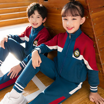 Class Clothing Elementary School Students School Uniforms Spring Autumn Clothing Three Sets Children College Wind Sports Clothes Kindergarten Garden Suit Fall Suit