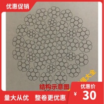 Forged flat wire steel core anti-rotation steel wire rope for rotary digging machine