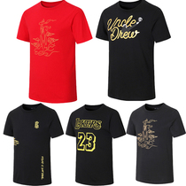 Summer Basketball Short Sleeve Sports T-shirt Casual Half Sleeve Mens Pure Cotton Blouse Breathable Suction Sweat Half Sleeve Training Suit Jersey