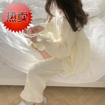 Sweet public I main style home suit women Spring 2021 New Japanese girl can wear long sleeve trousers to sleep