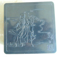 Education subject Old objects Film and TV props 80s Wenfang Supplies Plastic Shoulery Decorative Ink Box ink Box