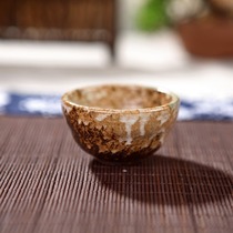 Day Style Coarse Pottery Tea Tea Tasting Cup Master Cup Single Cup Small Number Kongfu Tea Cup Tea Brewink Home Tea Retro Handmade