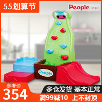 Japan People Bebo Baby Indoor Pleasure Equipment Slide Combination Children Home Climbing Little Mountain Rock Climbing Wall