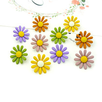 Metal Sunflower Daisy Flower Button Womens Skirt Shirt Cardigan Sweater Childrens Hair Accessories Decorative Button