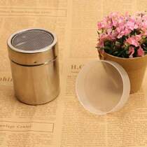 Sugar sieve stainless steel powder sieve coffee powder tube flour sieve baking tool with lid matcha powder sieve