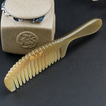 Point Rhino Natural Real Horn Comb Men Comb Massage Comb Home Hair Cleaning Scalp Fine Teeth Delicately Cute