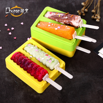 European cooking silicone ice cream mold household popsicle mold Ice Cream Popsicle box make popsicle self-made Popsicle