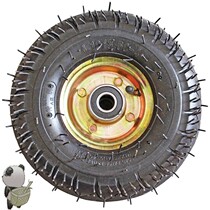 Small cart tire inflation 14 inch 10 inch inflatable wheel eight layer thick car pneumatic tire trolley accessories