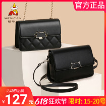 Rice Straw Man Bag Boomer Girl Bag Single Shoulder Inclined Satchel Bag Woman 2022 New Student Chain Small Bag Bag Small Square Bag