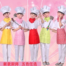 Childrens small painter stage catwalk costumes COS work dress up experience uniforms