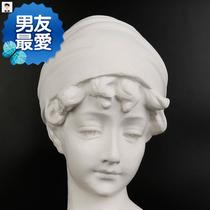 2021 British girl plaster figure head sketch teaching aids decorative sculpture ornaments European model carving