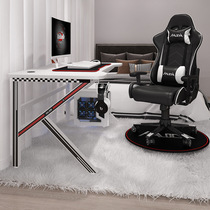 E-sports table pink white computer desktop game home live table bedroom table and chair set combination book table