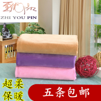 Short Plush Beauty Bed Sheet Pushback Massage Beauty Salon Special Ultra Soft Thickened Coral Suede Bed Linen Crystal Suede Bed Linen