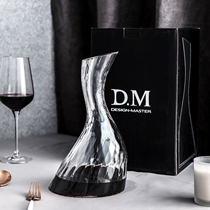 German craft swan crystal glass decanter home fast red wine waterfall filter decanter Decanter Personality winemaker