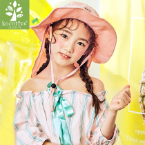 Anti-ultraviolet children Girls boy baby hat sunshade sun hat sunscreen thin outdoor fisherman hat summer