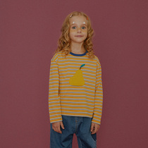 (Juice Series) TYAKASHAKIDS Takasha Kids T-Shirt Autumn Long Sleeve Striped Kids Inner T-Shirt