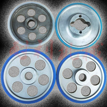 Direct selling woodworking machinery covering machine accessories conveyor wheel walking wheel aluminum core silicone wheel 160190 210*30*15