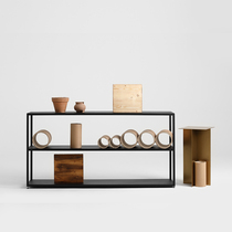Nordic minimalist design narrow side table creative wall side cabinet decoration entrance porch cabinet living room corridor aisle shelf
