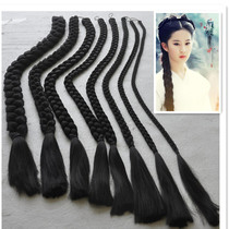 Costume Headdress wig Long braids Bride Xiuhe twist braids Stage performance modeling wig 65cm large braids