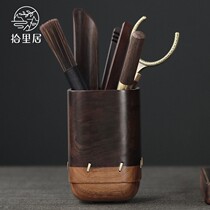 ten livable Black Honolulu Tea Road Six Gentleman Kung Fu Tea Spoon Tea Spoon Tea Needle Tea Clip Brush Korn Tea Accessories