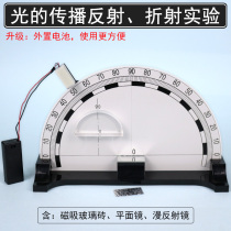 (Scheikteach) Light Reflected Refraction Demonstrator Teaching Instruments of Physical Optical Experimental Equipment Reflector Foldable 90-degree J2528