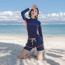 Split swimsuit woman Three sets of students Summer cover for slim conservative sexy spa 2022 New big code
