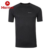 (Ole clearance) Marmot Groundhog sports outdoor leisure breathable Men solid color quick dry T-shirt thin