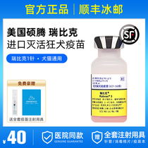Imported US Shukuo Pfizer cat rabies vaccine pet dog rabies to prevent needle ribik rabies vaccine