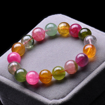 Beads 11 5 mm weight 41 78 grams Brazilian Natural tourmaline Bracelet 25437