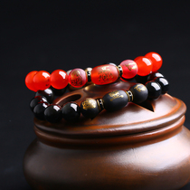 2021 pig fu lu woo pig triplet carry bracelet rat year solution Jupiter mascot accessories for men and women