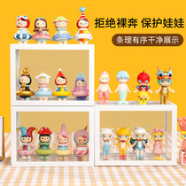 Acrylic Bubble bubble Mater blind box rack Handheld doll Lego model transparent anti-dust display containing box cabinet