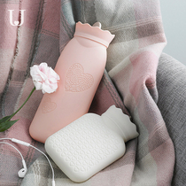 Silicone irrigation explosion-proof hot water bag water water warm Palace belly large adult hand warm treasure student cute small warm water bag