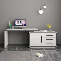 Simple modern corner integrated desk bookcase home study student corner computer desk learning office writing desk