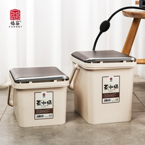 Intelligent tea bucket connected tea storage bucket tea tray tea bucket tea bucket tea table waste water drainage bucket kung fu tea set accessories