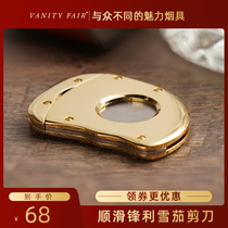 VANITYFAIR Cigar Cutter Single Blade Cigar Knife Sharp Cigar Scissors Sharp and Smooth Cigar Cutter