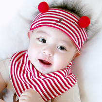 Baby cute hair band Baby hair accessories 0-3-6-12 months newborn headdress protection forehead fontanelle valve cap spring