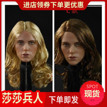 SO-TOYS SO-08 1:6 soldiers Avengers Scarlett Black Widow hair transplant head sculpture spot