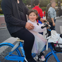 Shared moped child seat front bicycle motorcycle safety seat front seat seat seat panel portable quick removal