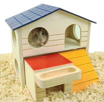 National Hamster Villa Hamster double Villa hamster nest hamster wooden nest hamster supplies wholesale Hamster House