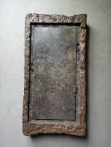 Han brick small shop Han brick tea table ancient brick inkstone pot dry bubble table flat side groove