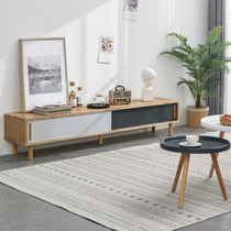 Nordic TV Cabinet ins Wind light luxury simple modern small apartment living room furniture floor Cabinet full TV cabinet