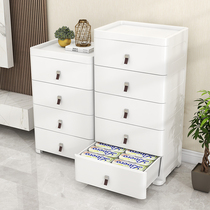 45 55cm Multi-layer drawer storage box Household storage locker sundries locker Bedroom bedside table