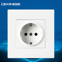 Eurosign 16A Deed wall socket 86 Type of panel Degauge Design power socket Eugauge European style ground socket